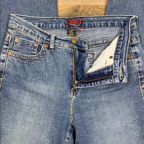 JAG JEANS High Waist Flare Denim Size 10 EUC - Picture 2 of 7
